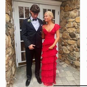 Viral Pinterest Red Prom Dress